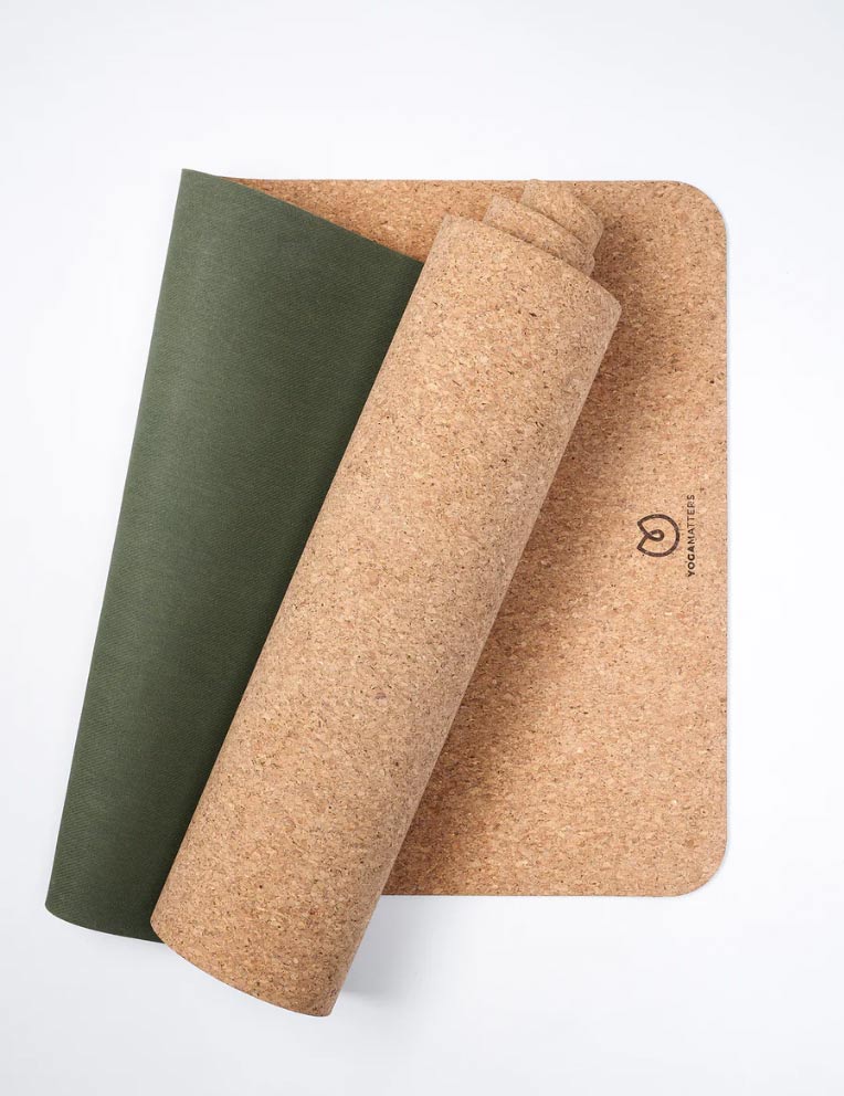 yogamatters cork and rubber yoga mat